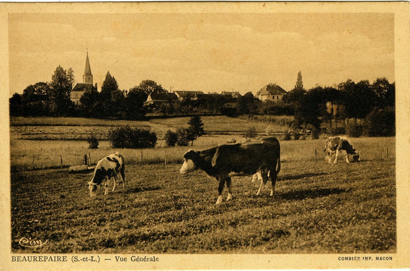 Beaurepaire. Vue générale.