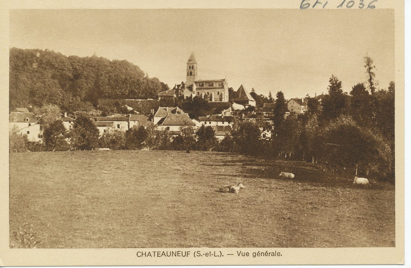 Châteauneuf. Vue générale.