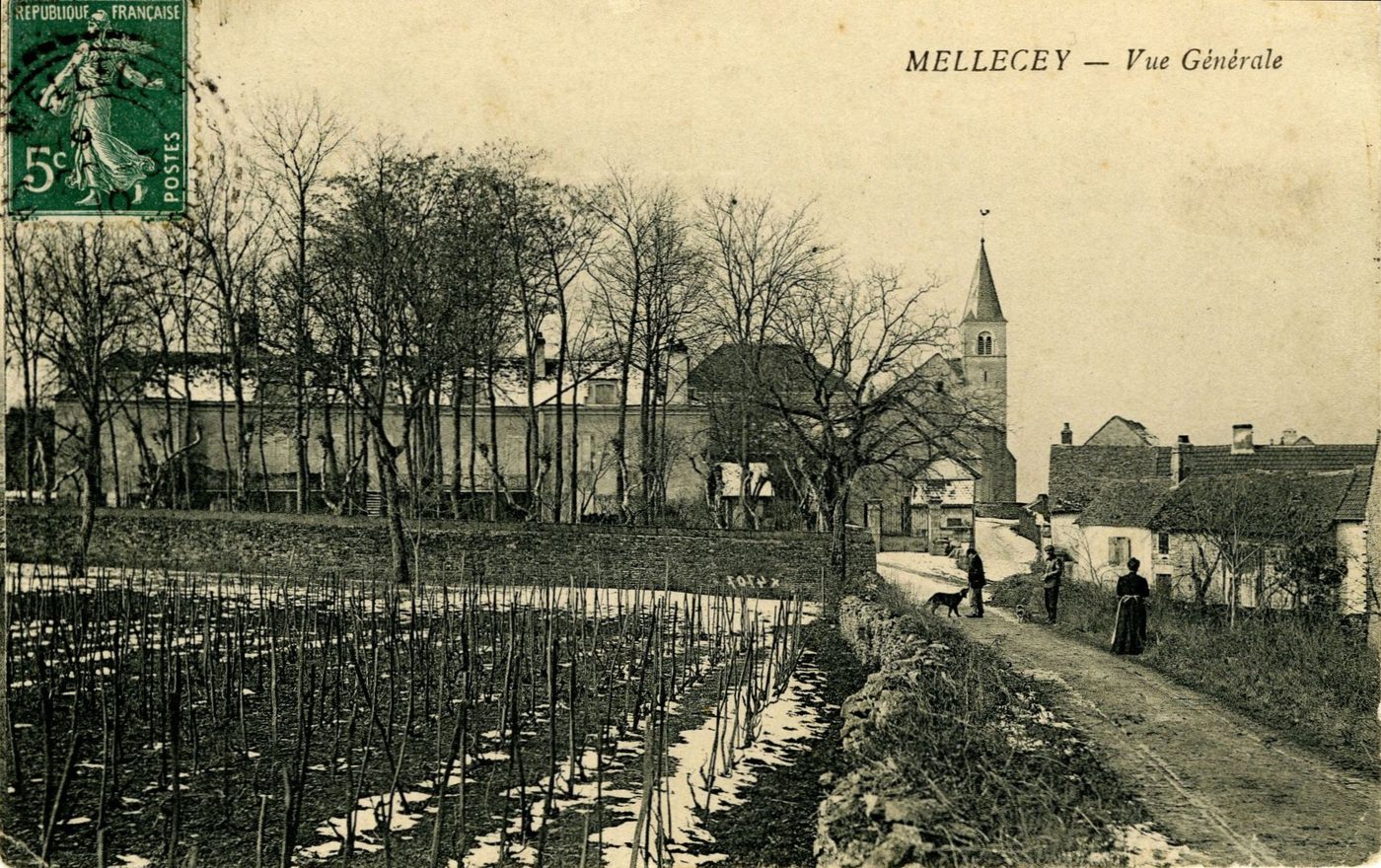 Mellecey. Vue générale.