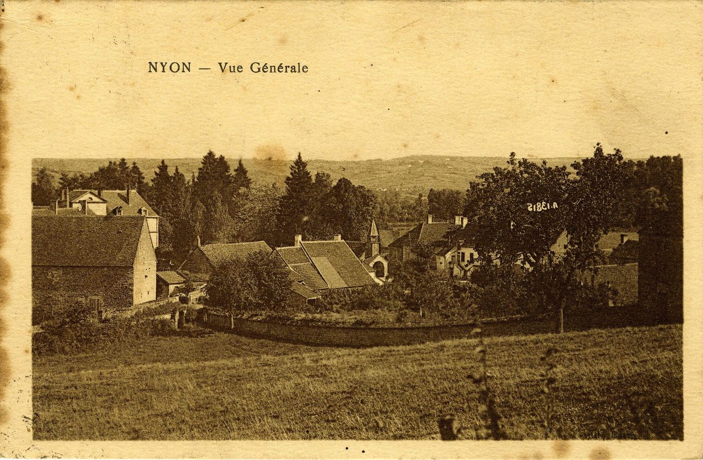 Nyon. Vue générale.