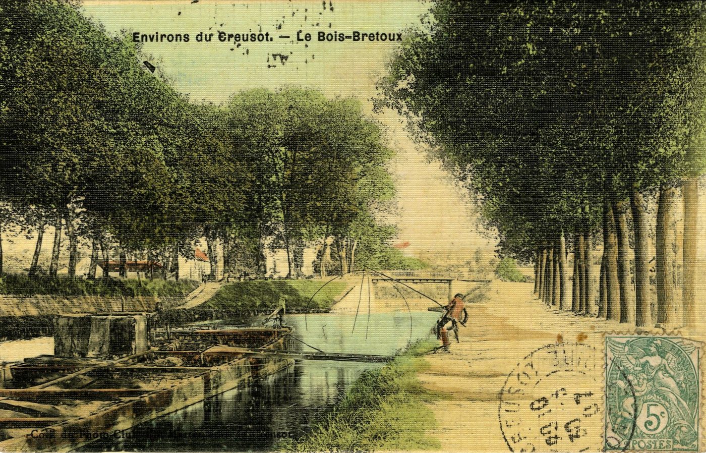 Environs du Creusot. Le Bois-Bretoux.