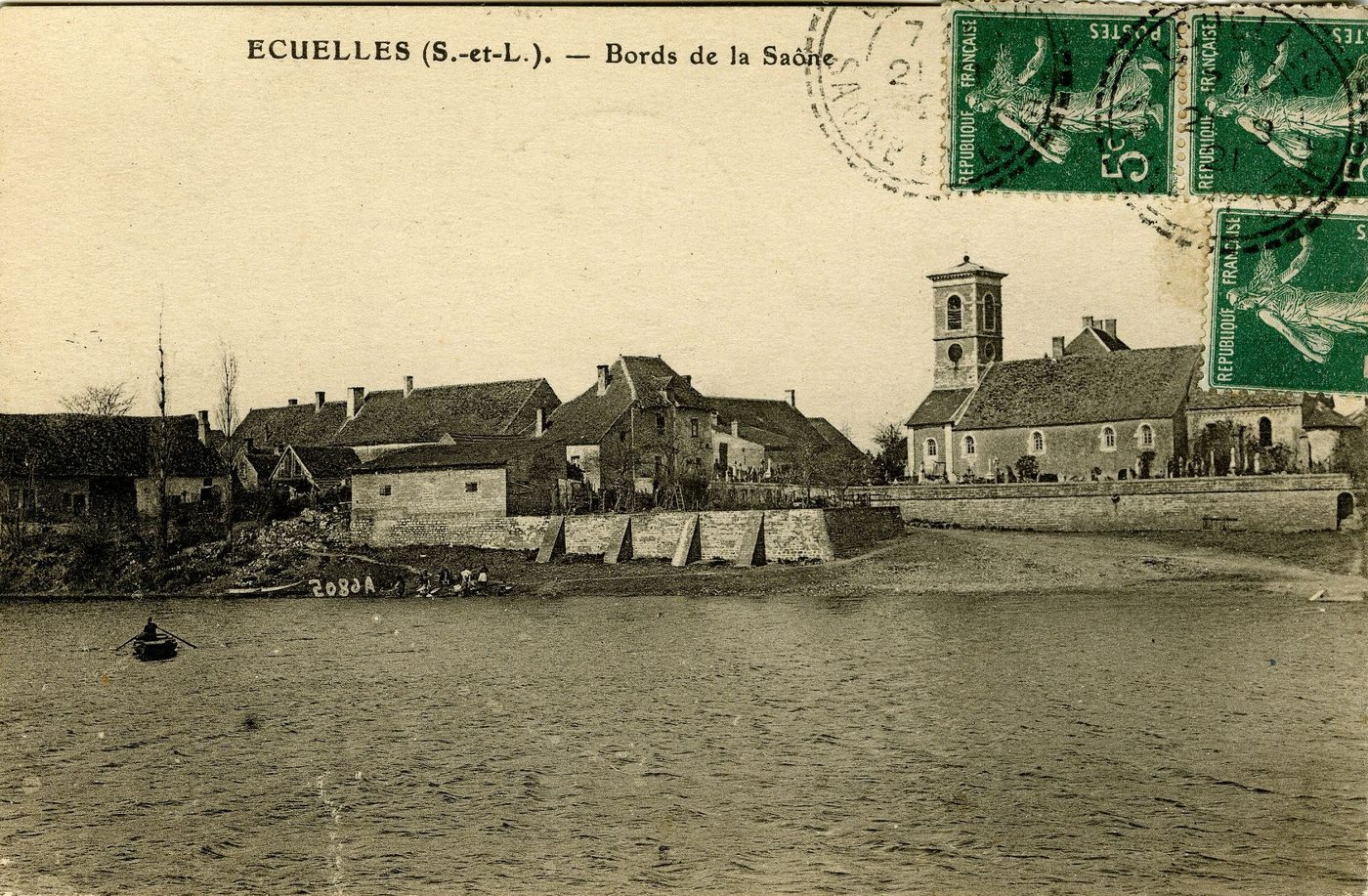 Ecuelles. Bords de la Saône.