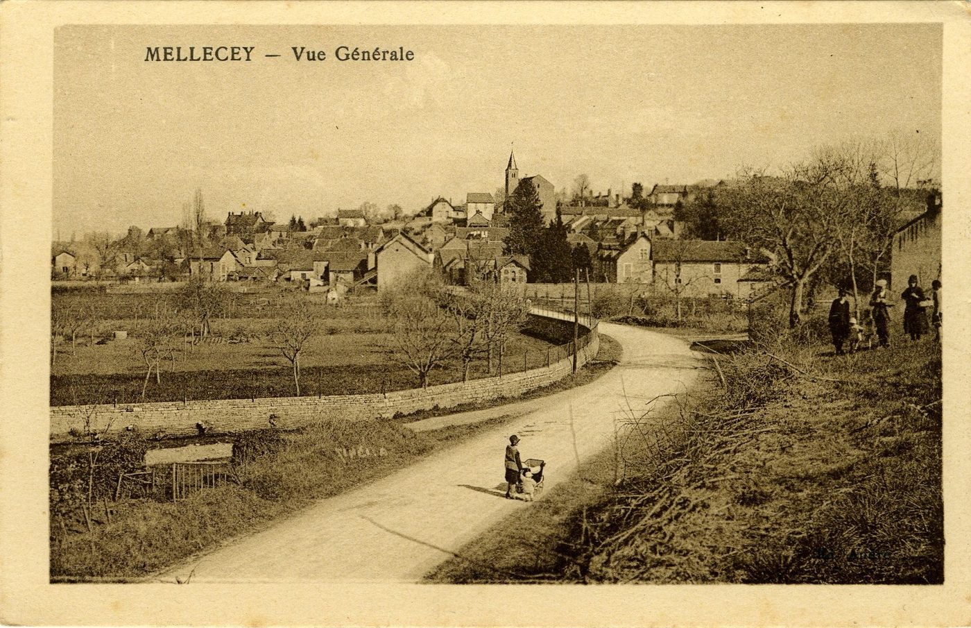 Mellecey. Vue générale.
