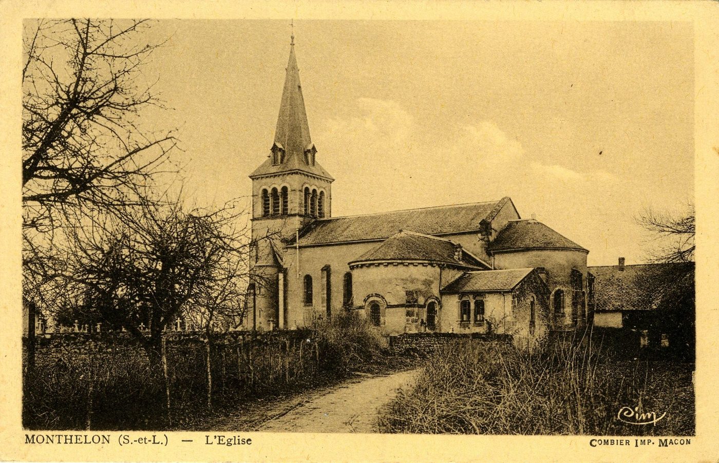 Monthelon. L'église.