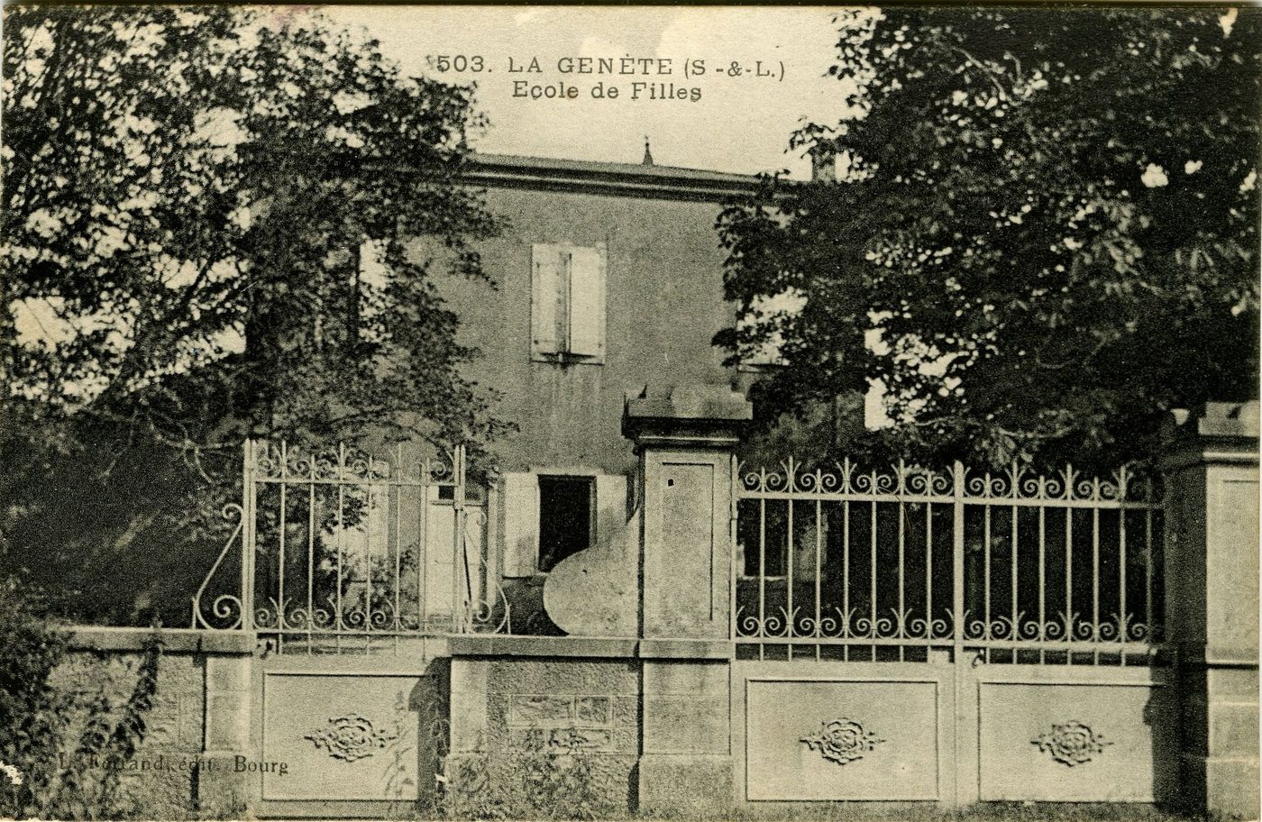 La Genête. Ecole de filles.