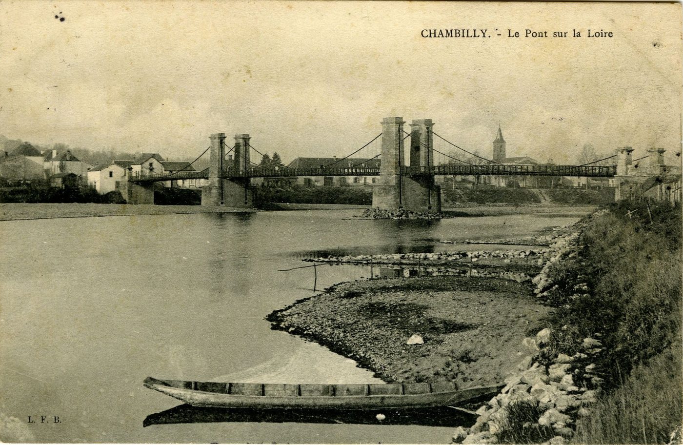 Chambilly. Le pont sur la Loire.