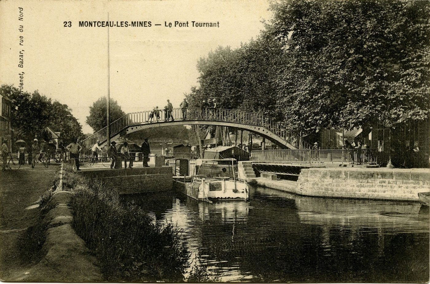 Montceau-les-Mines. Le pont tournant.