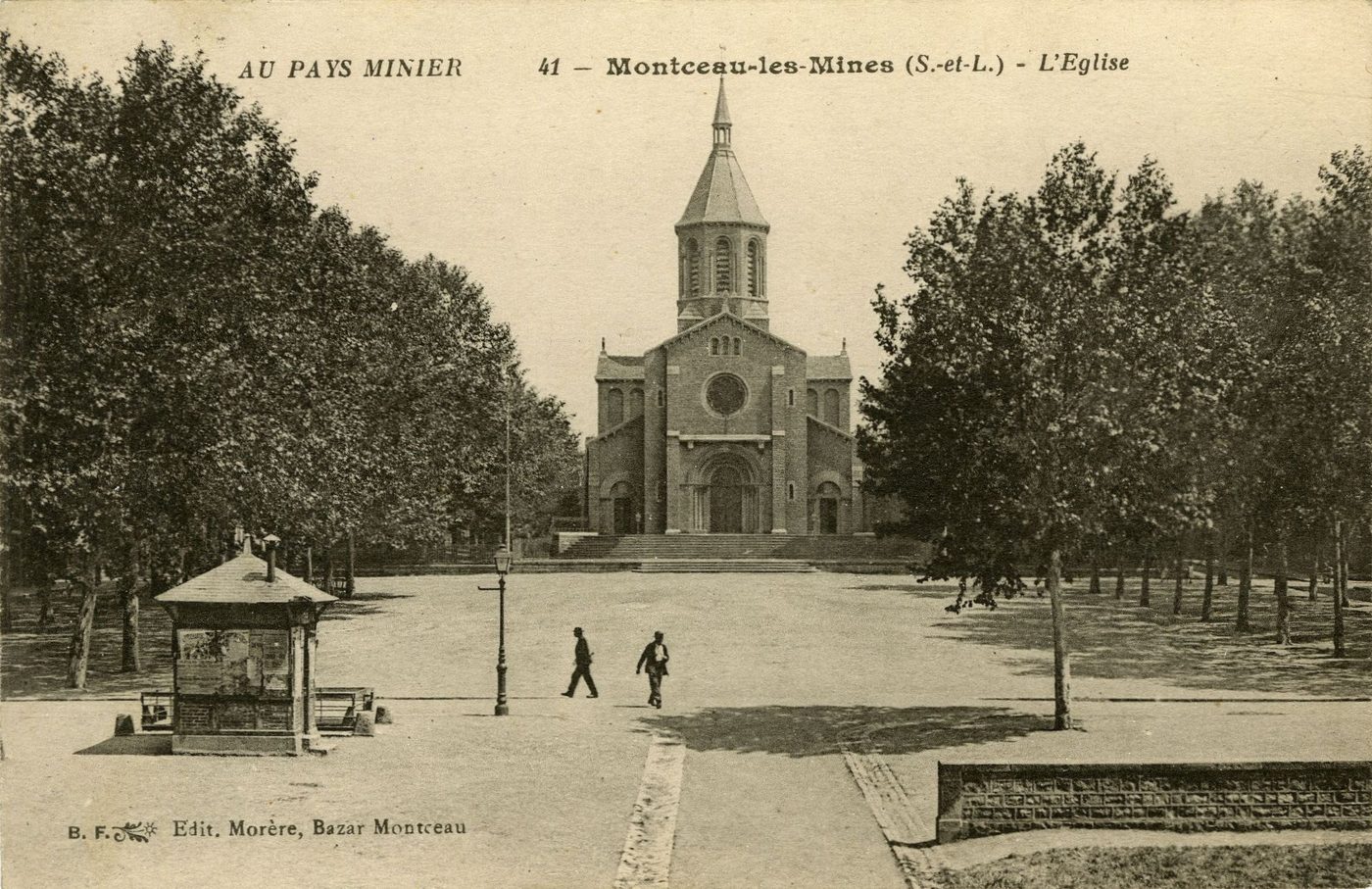 Au pays minier. Montceau-les-Mines. L'église.