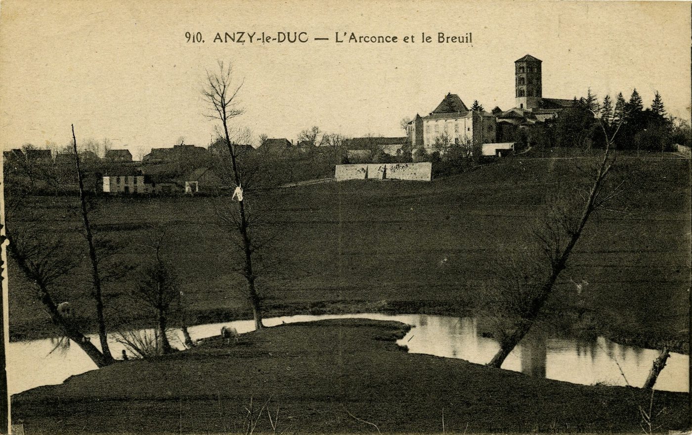 Anzy-le-Duc. L'Arconce et le Breuil.