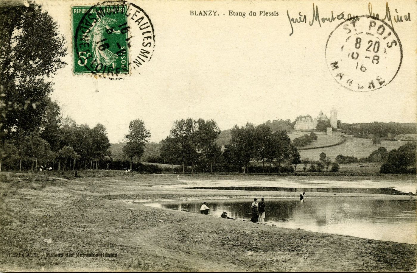 Blanzy. Etang du Plessis.