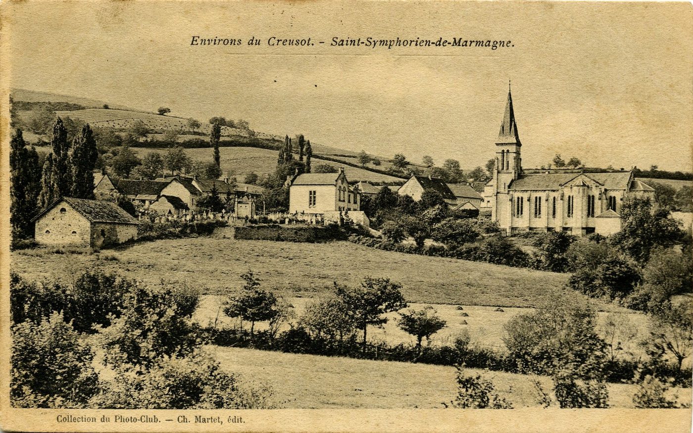 Environs du Creusot. Saint-Symphorien de-Marmagne.
