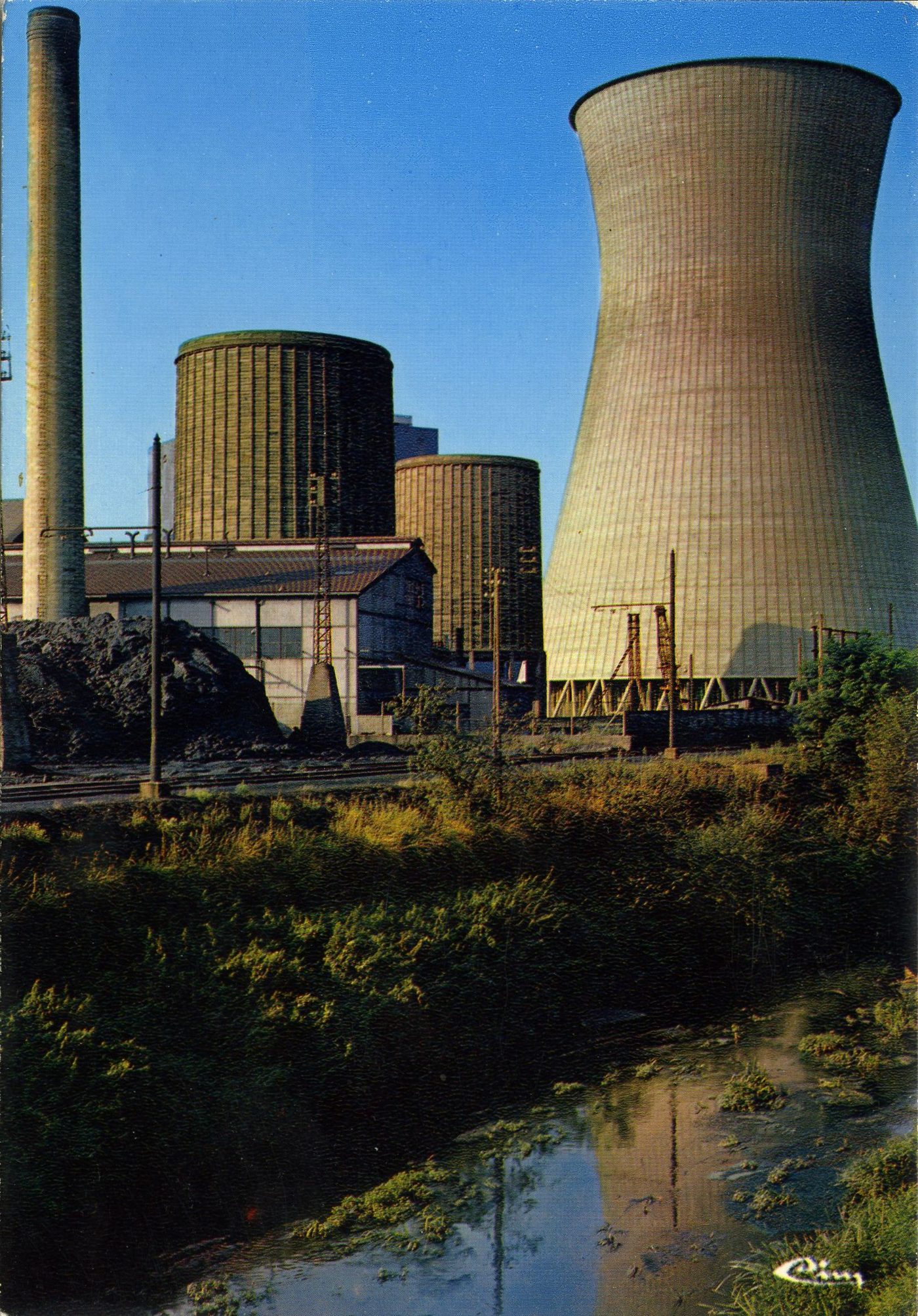 Montceau-les-Mines. Centrale électrique de Lucy.