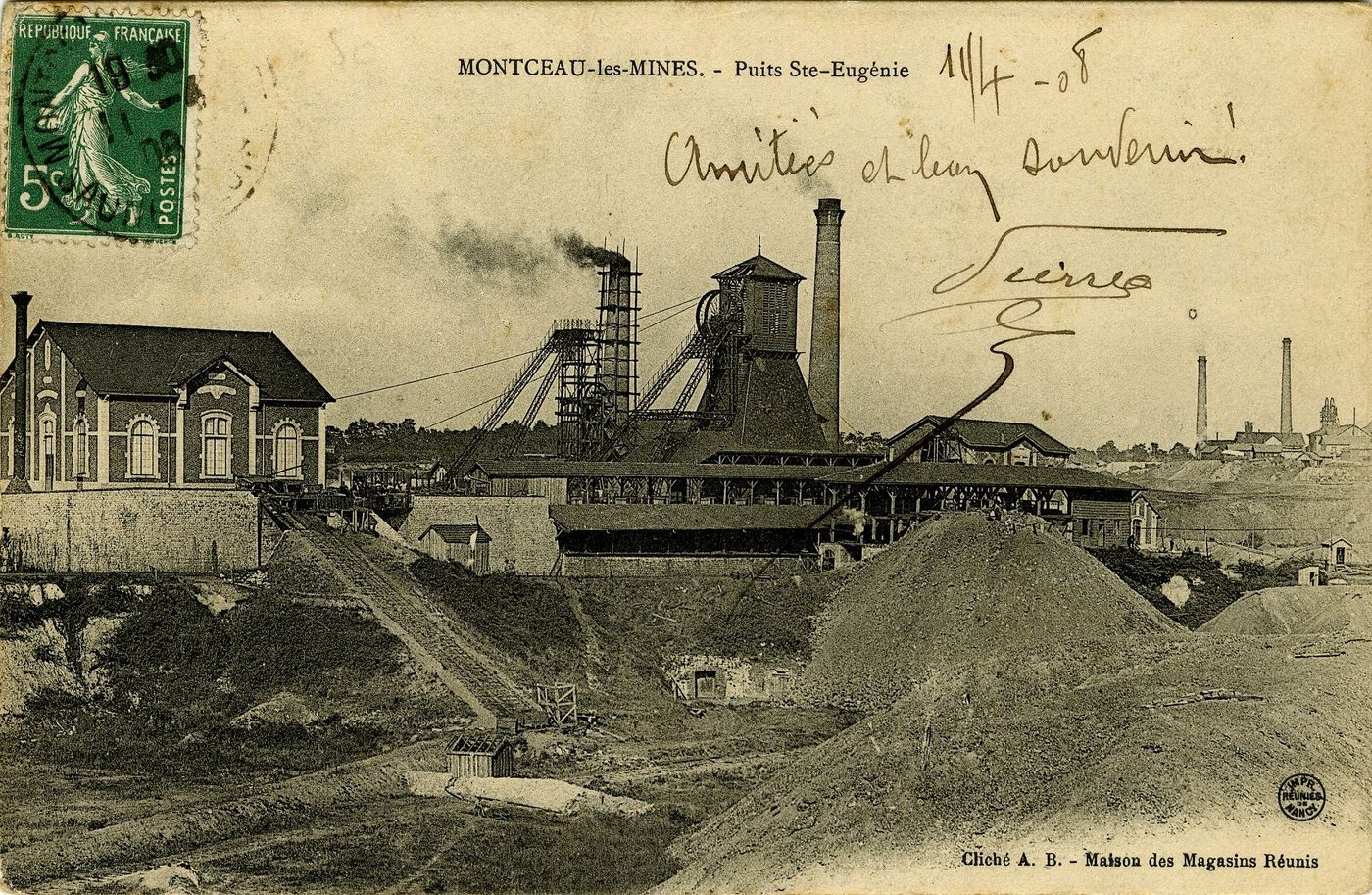 Montceau-les-Mines. Puits Sainte-Eugénie.