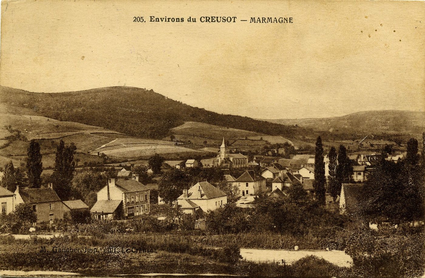 Environs du Creusot. Marmagne.