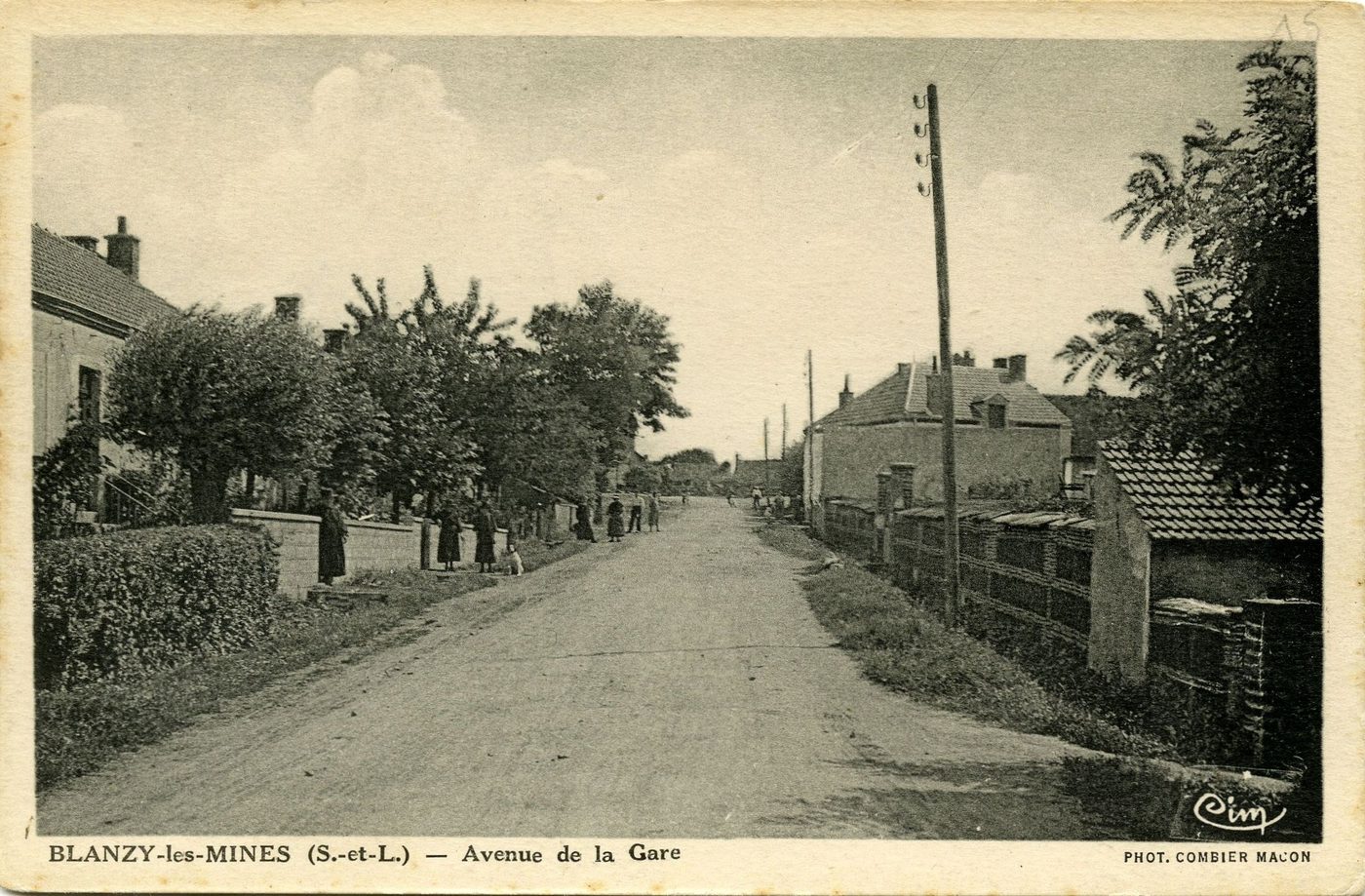 Blanzy-les-Mines. Avenue de la gare.