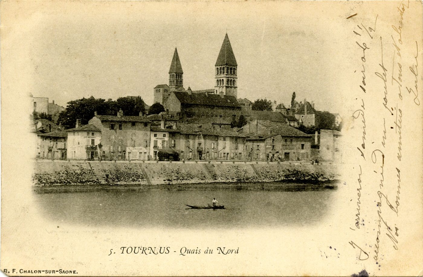 Tournus. Quai du nord.