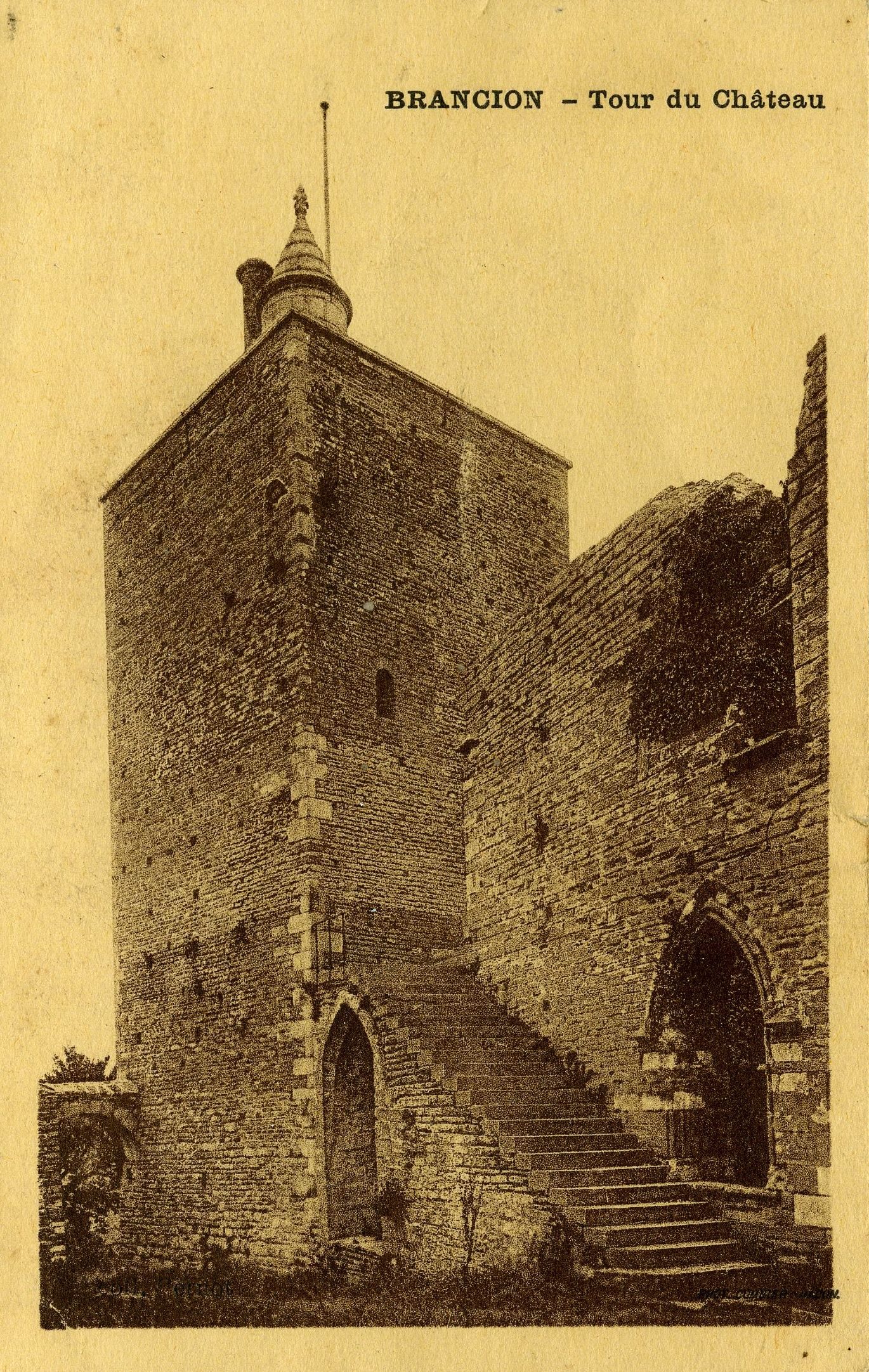 Brancion. Tour du château.
