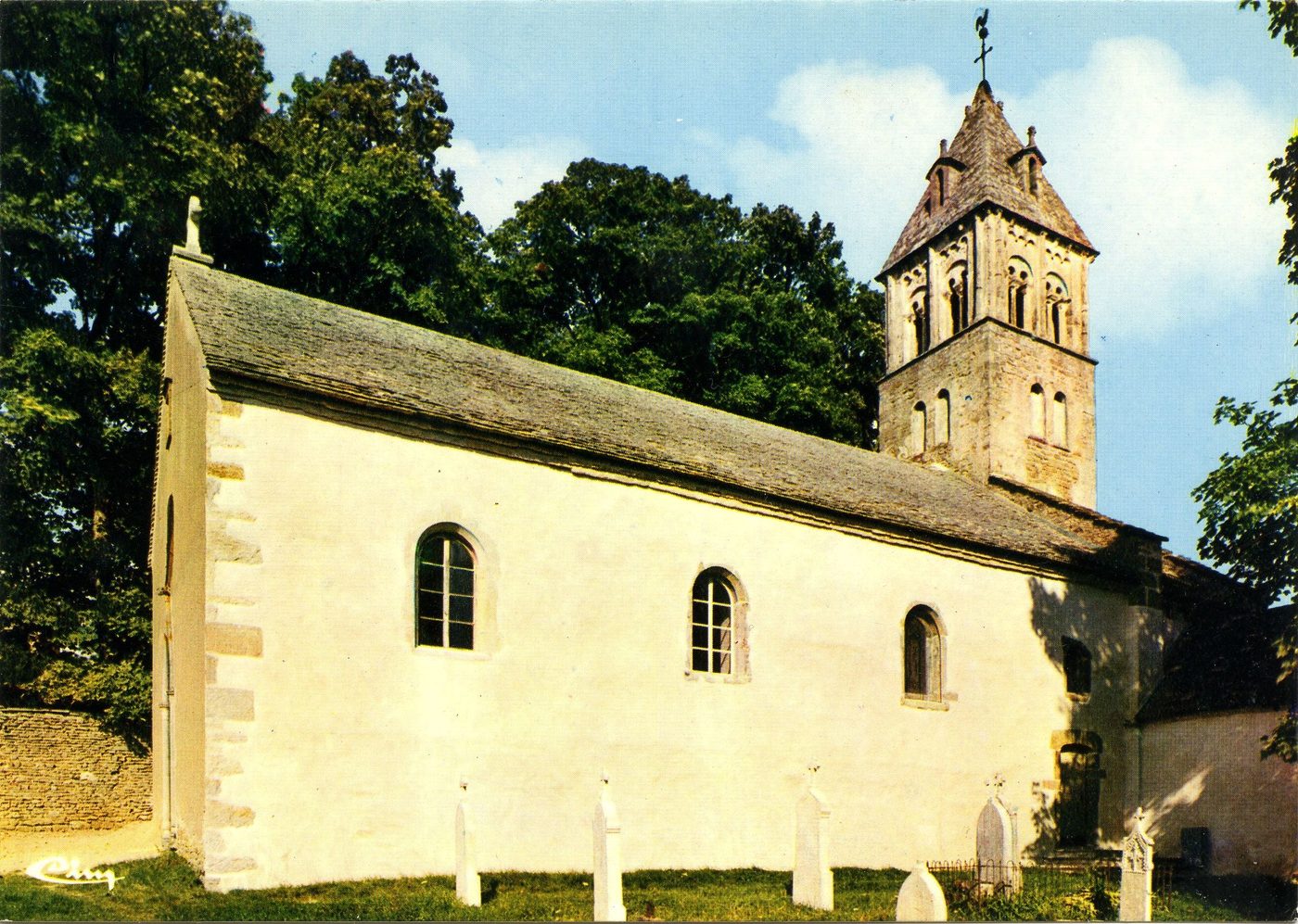Saint-Point. Eglise de Saint-Point (restaurée en 1969).