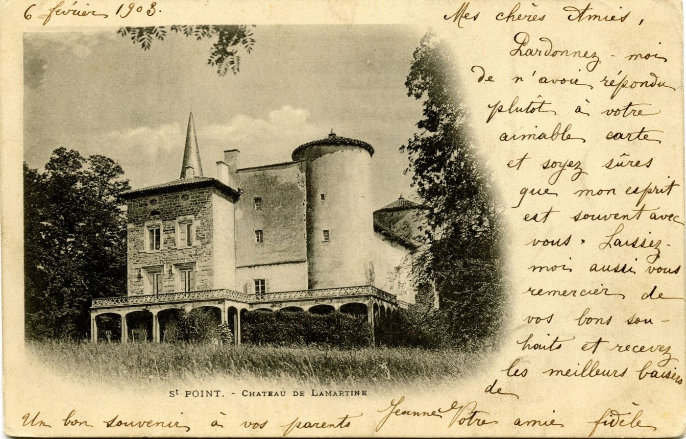 Saint-Point. Château de Lamartine.