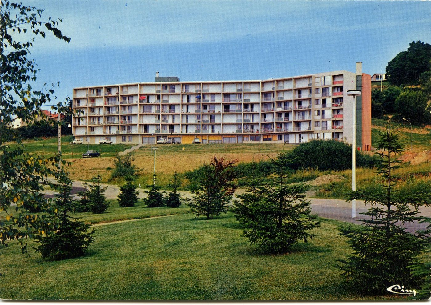 Sanvignes-les-Mines. La résidence.
